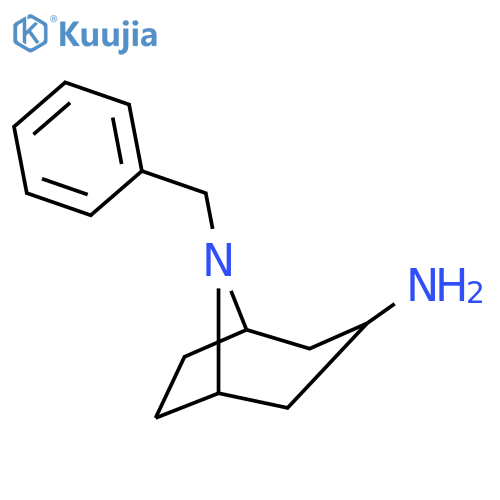 exo-8-benzyl-8-azabicyclo[3.2.1]octan-3-amine structure