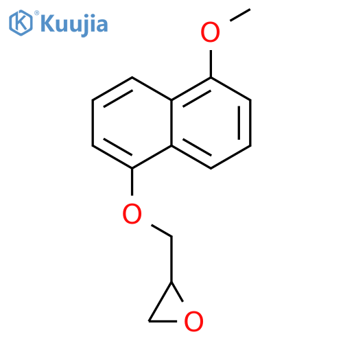 2-(5-Methoxy-1-naphthalenyl)oxymethyloxirane structure