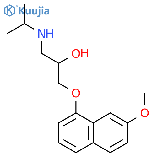 rac 7-Methoxy Propranolol structure
