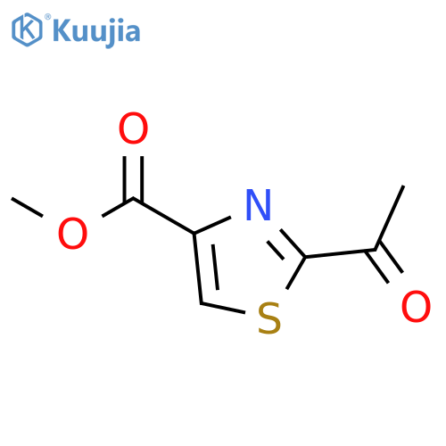 Methyl 2-acetylthiazole-4-carboxylate structure