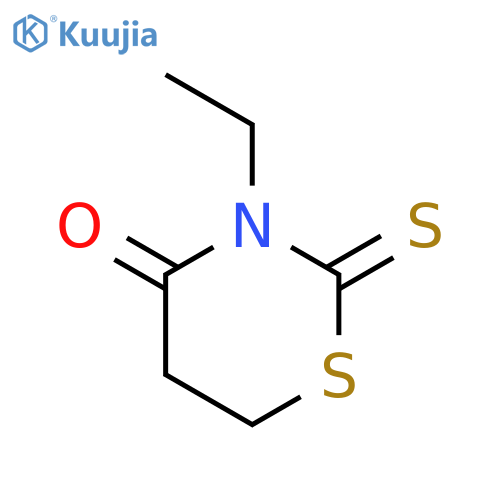 3-ethyl-2-thioxo-1,3-thiazinan-4-one structure