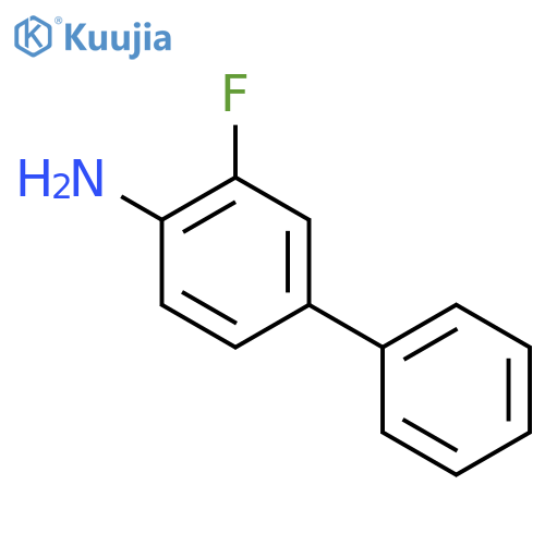 2-fluoro-4-phenylaniline structure