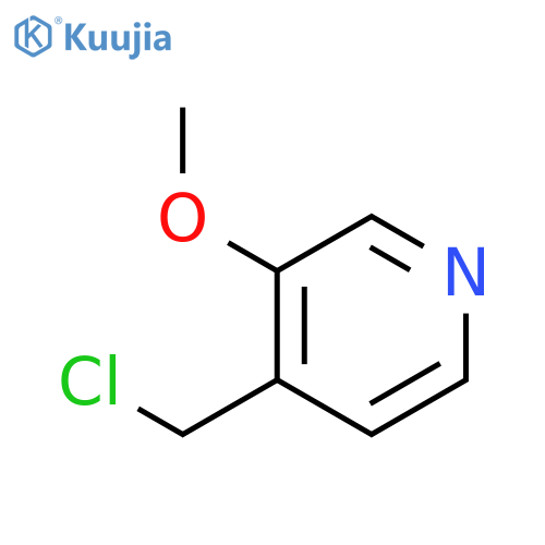 4-(Chloromethyl)-3-methoxypyridine structure