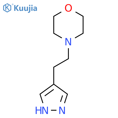 4-2-(1H-pyrazol-4-yl)ethylmorpholine structure
