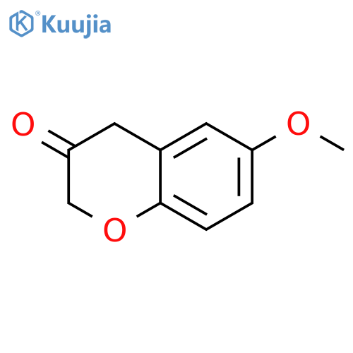 6-methoxy-3,4-dihydro-2H-1-benzopyran-3-one structure
