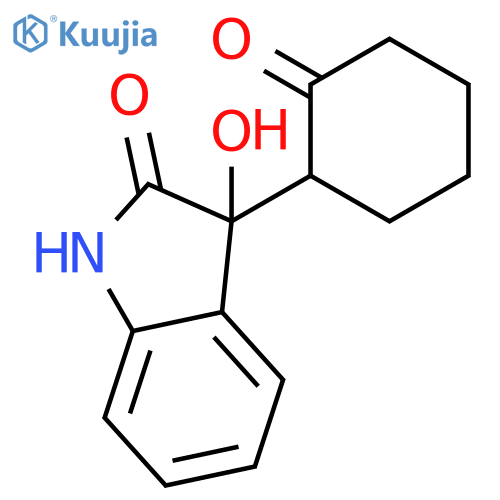 2H-Indol-2-one,1,3-dihydro-3-hydroxy-3-(2-oxocyclohexyl)- structure