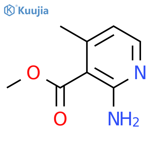2-Amino-4-methyl-nicotinic acid methyl ester structure