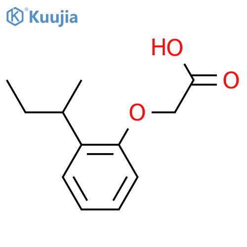 (2-sec-butylphenoxy)acetic Acid structure
