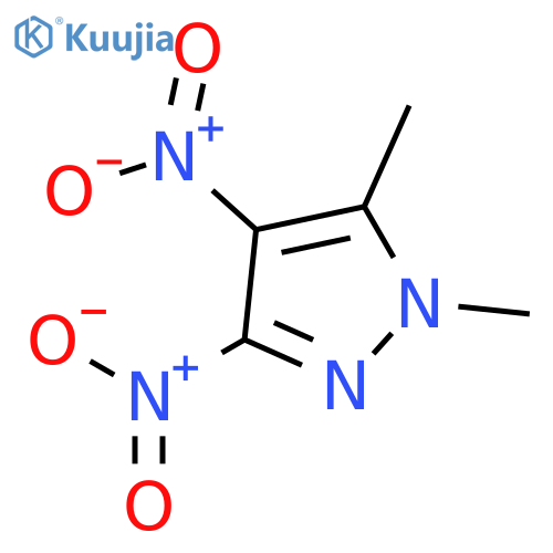 1H-Pyrazole, 1,5-dimethyl-3,4-dinitro- structure