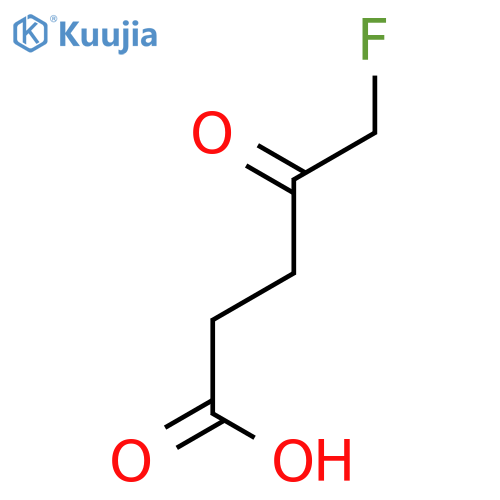 Pentanoic acid,5-fluoro-4-oxo- structure