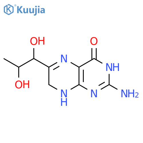 4(3H)-Pteridinone, 2-amino-6-(1,2-dihydroxypropyl)-7,8-dihydro- structure