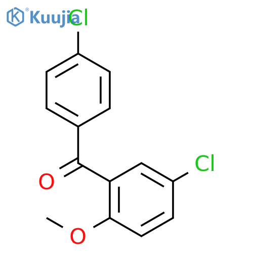 (5-Chloro-2-methoxy-phenyl)-(4-chlorophenyl)methanone structure