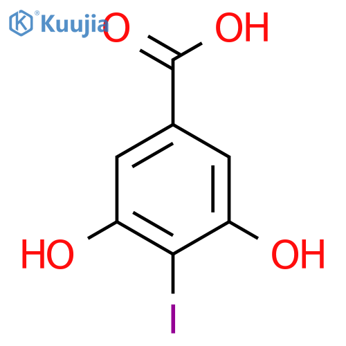 3,5-Dihydroxy-4-iodobenzoic acid structure