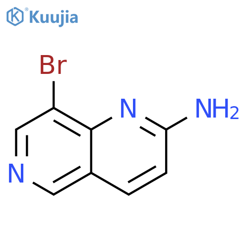 8-bromo-1,6-naphthyridin-2-amine structure