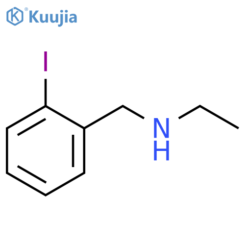Ethyl(2-iodophenyl)methylamine structure