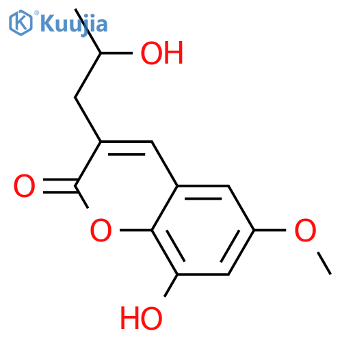 6,8-Dihydroxy-3-(2-hydroxypropyl)-2H-1-benzopyran-2-one; (S)-form, 6-Me ether structure