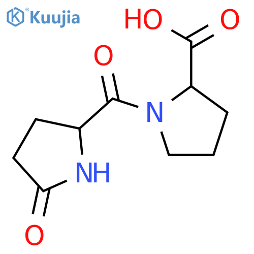 5-Oxo-L-prolyl-L-proline structure