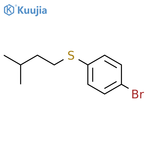 1-Bromo-4-isopentylthiobenzene structure