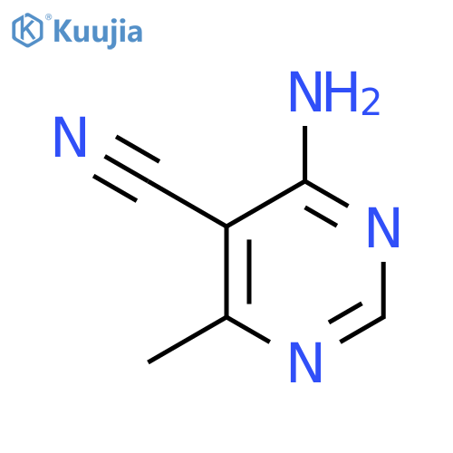 4-Amino-6-methylpyrimidine-5-carbonitrile structure