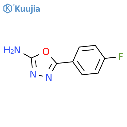 5-(4-Fluorophenyl)-1,3,4-oxadiazol-2-amine structure
