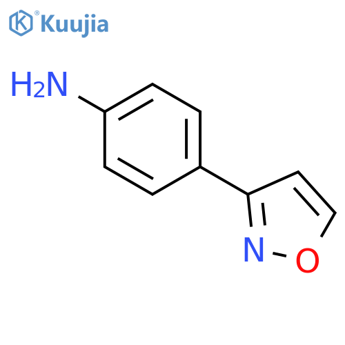 Benzenamine, 4-(3-isoxazolyl)- (9CI) structure