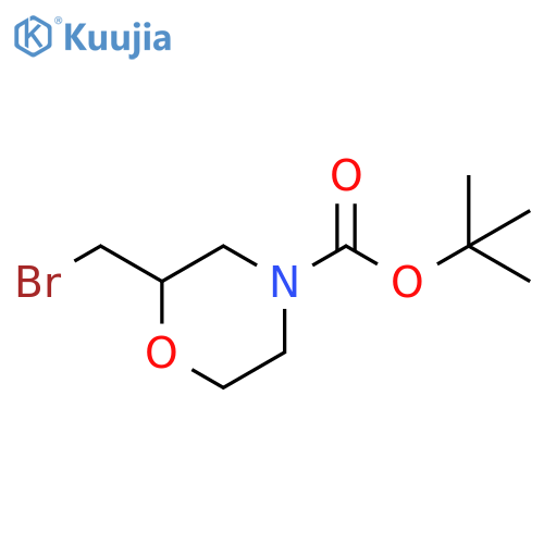 4-Boc-2-(bromomethyl)morpholine structure