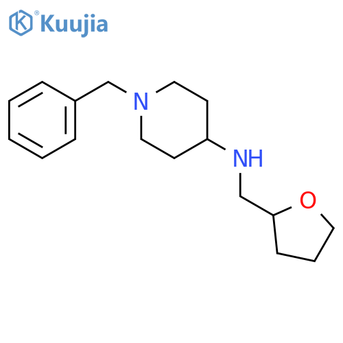 (1-Benzyl-piperidin-4-yl)-(tetrahydro-furan-2-ylmethyl)-amine structure