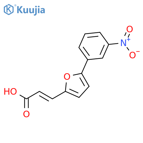 2-Propenoic acid, 3-[5-(3-nitrophenyl)-2-furanyl]-, (2E)- structure