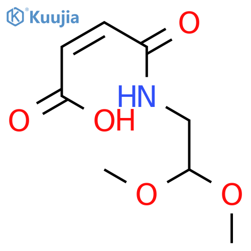 N-(2,2-Dimethoxyethyl)maleamic acid structure