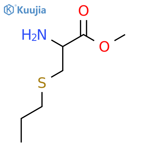 Methyl 2-amino-3-(propylsulfanyl)propanoate structure