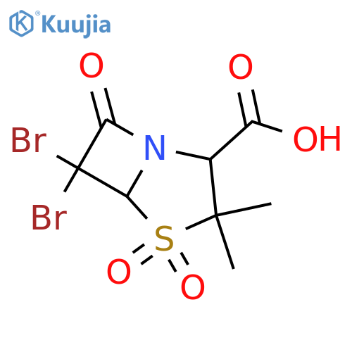 6,6-Dibromopenicillanic Acid S,S-Dioxide structure