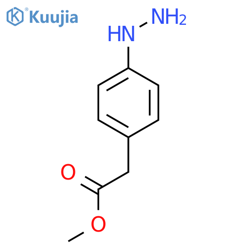 Methyl 2-(4-hydrazinylphenyl)acetate structure