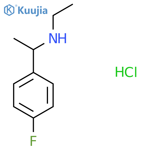ethyl1-(4-fluorophenyl)ethylamine hydrochloride structure