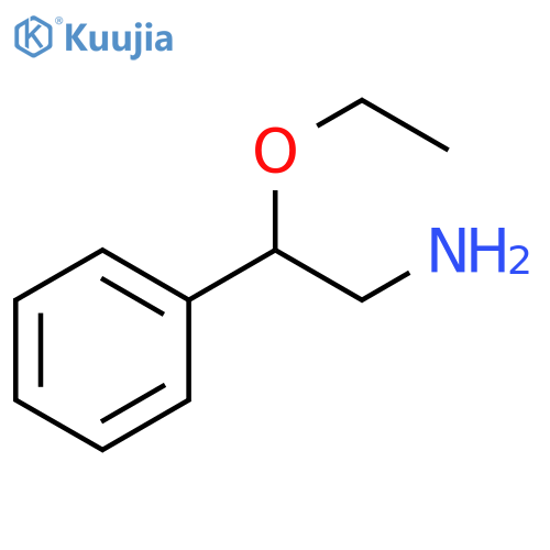 2-ethoxy-2-phenylethan-1-amine structure