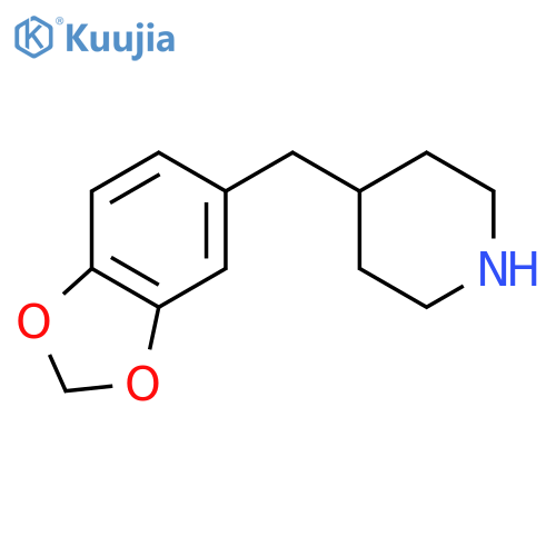4-Benzo1,3Dioxol-5-Ylmethyl-Piperidine Hydrochloride structure