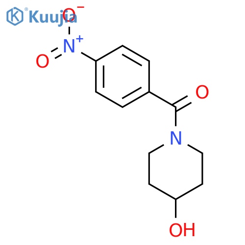4-Piperidinol, 1-(4-nitrobenzoyl)- structure