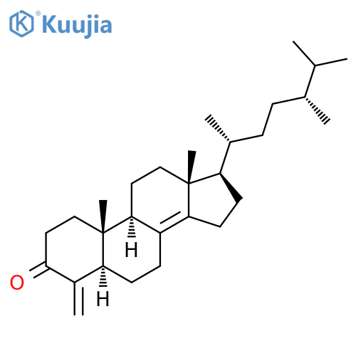 Ergost-8(14)-en-3-one,4-methylene-, (5a,24R)-(9CI) structure
