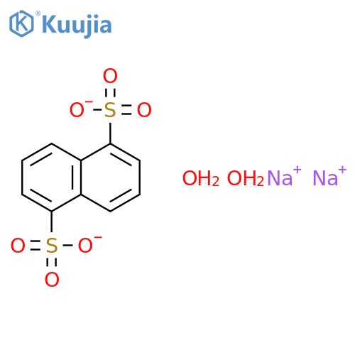 1,5-Naphthalenedisulfonicacid, sodium salt, hydrate (1:2:2) structure