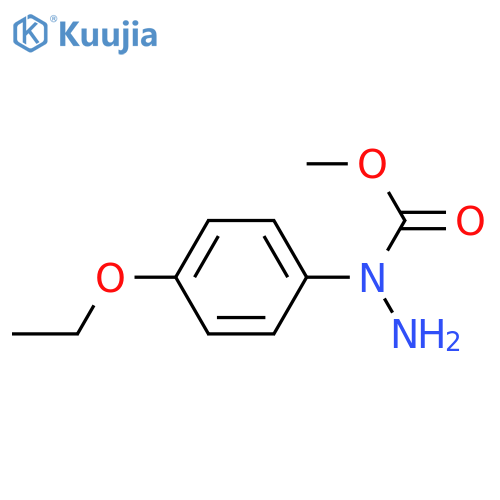 Hydrazinecarboxylicacid, 1-(4-ethoxyphenyl)-, methyl ester structure