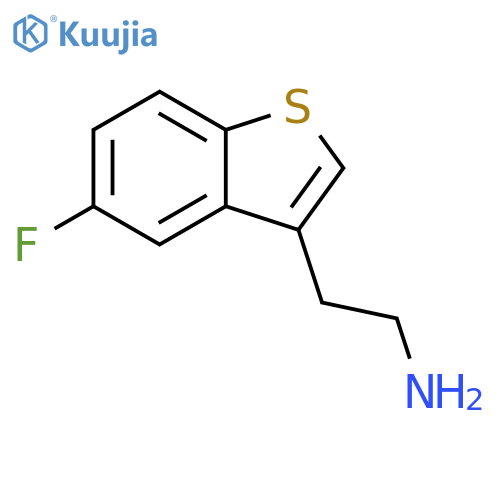 2-(5-fluoro-1-benzothiophen-3-yl)ethan-1-amine structure