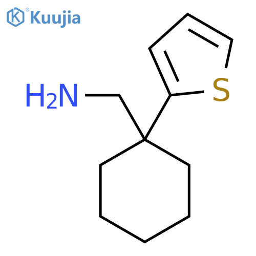 [1-(Thiophen-2-yl)cyclohexyl]methanamine structure