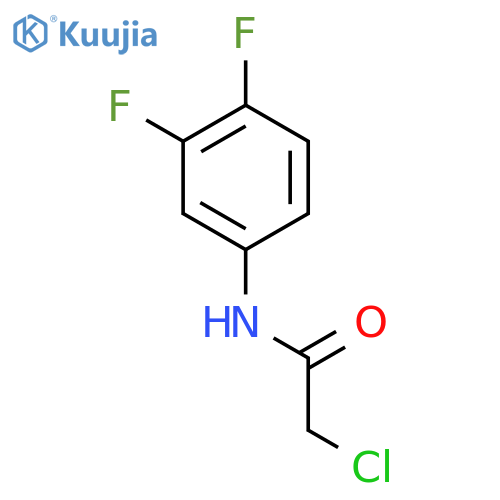 2-Chloro-N-(3,4-difluorophenyl)acetamide structure