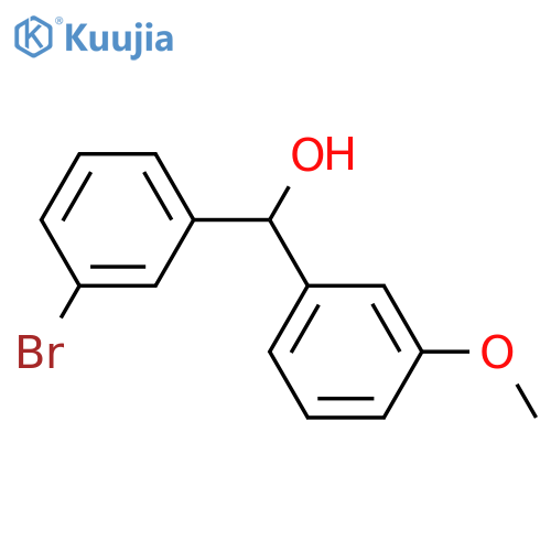 3-BROMO-3'-METHOXYBENZHYDROL structure