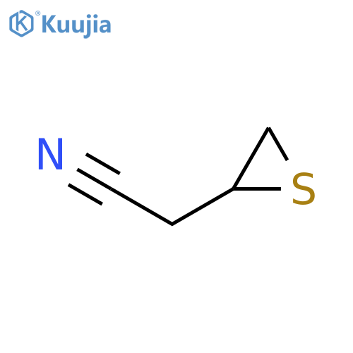 Thiiraneacetonitrile, (+-)- structure