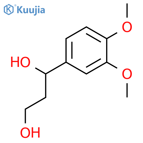 1,3-Propanediol, 1-(3,4-dimethoxyphenyl)- structure