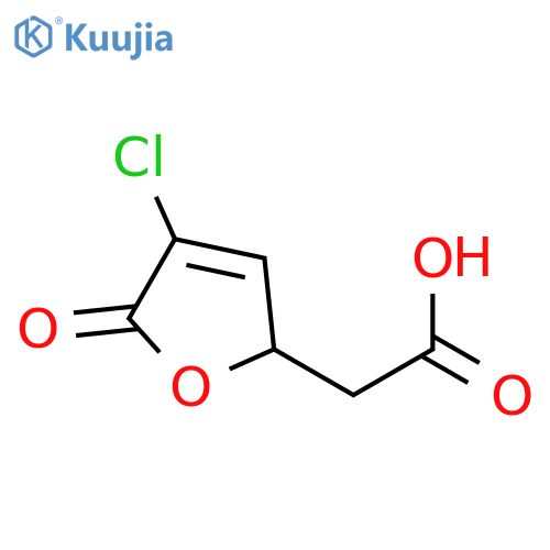 2-Furanacetic acid,4-chloro-2,5-dihydro-5-oxo- structure