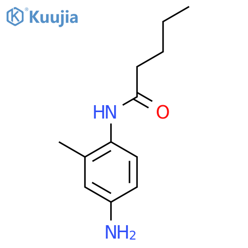 N-(4-Amino-2-methylphenyl)pentanamide structure