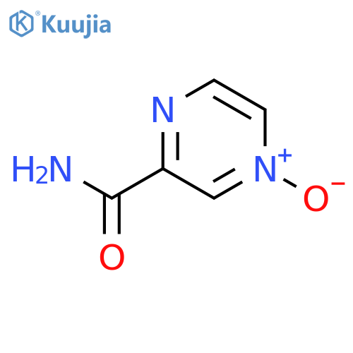 4-Oxidopyrazine-2-carboxamide structure