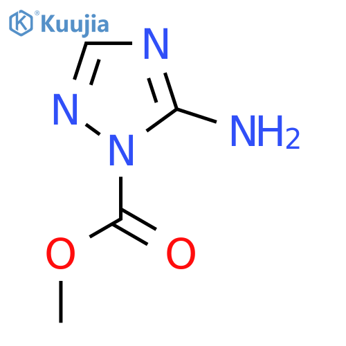 Methyl 5-amino-1H-1,2,4-triazole-1-carboxylate structure