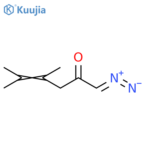 4-Hexen-2-one, 1-diazo-4,5-dimethyl- structure